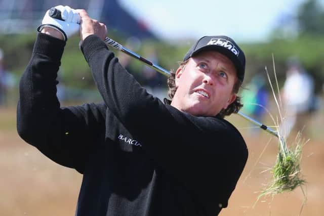 Reigning Scottish and Open champion Phil Mickleson will be looking to defend his title. Picture: Getty