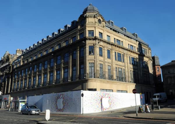 Site of the new Apple store on Princes Street, Edinburgh. Picture: TSPL