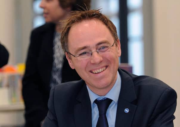 Alasdair Allan, Minister for Learning said he was pleased to see that a record number of Scots were applying to university. Picture: Ian Rutherford