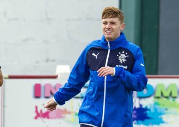 Lewis MacLeod was playing his first game since January. Picture: SNS