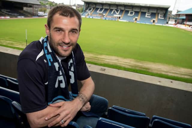 Former Hibs midfielder Kevin Thomson is enjoying his football again after his move to Dundee. Picture: SNS