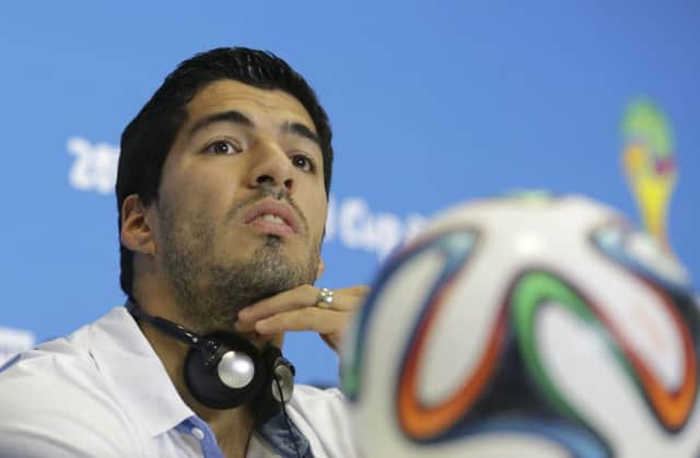 Uruguay and Liverpool striker Luis Suarez has had his appeal rejected. Picture: AP