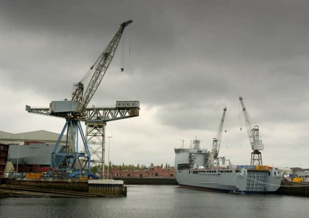The Scottish shipbuilding industry, when it comes to warship construction, is now the most efficient in the British Isles. Picture: Donald MacLeod