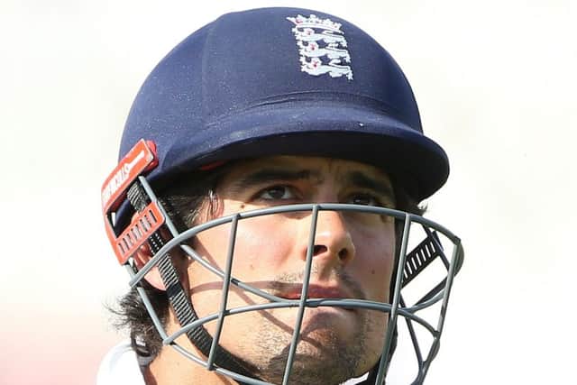 Alastair Cook: Dismal run with the bat continued at Trent Bridge. Picture: Getty