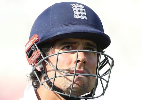 Alastair Cook: Dismal run with the bat continued at Trent Bridge. Picture: Getty