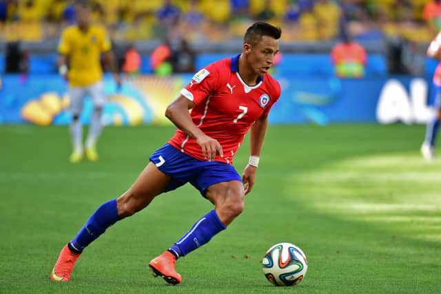 Alexis Sanchez is expected to debut for Arsenal next month having agreed a deal with the London club. Picture: AFP/Getty