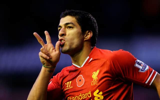 Suarez netted 31 goals last season in Liverpool's Premier League title challenge. Picture: PA