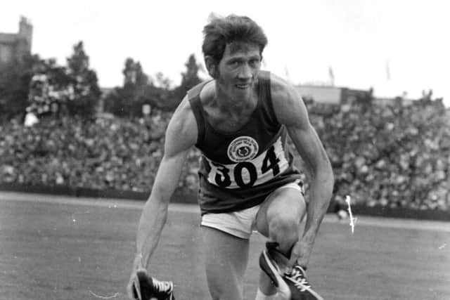 Scottish runner Ian McCafferty borrowed  running shoes from Kenyan Kip Keino before the 1500 m race in the 1970 Commonwealth Games. Picture: Contributed