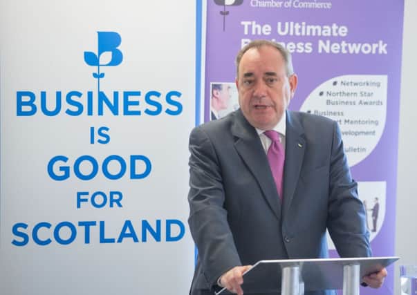 Alexander said Salmond  persisted in offering a fantastical picture of a separate Scotlands public finances. Picture: Contributed