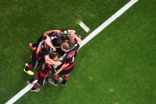 Togetherness is the key for German bid to change a national stereotype and end their trophy drought. Photograph:  Francois Xavier Marit/AFP/Getty Images