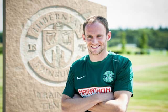 New signing David Gray has signed a two-year contract at Hibernian. Picture: SNS