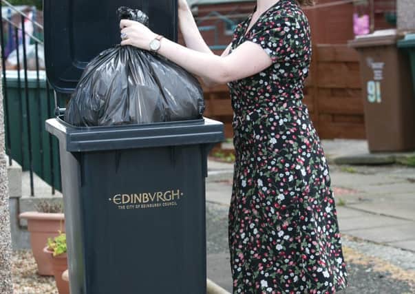 Edinburgh are rolling out new wheelie bins to cut the amount of waste sent to landfill. Picture: Contributed