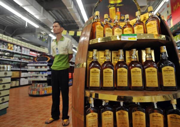 Burma's Grand Royal is an official whisky of Chelsea Football Club - it does not make a claim to be Scotch. Picture: Getty