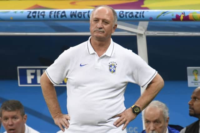 Luiz Felipe Scolari is preparing a report for the Brazilian Football Confederation. Picture: AFP/Getty