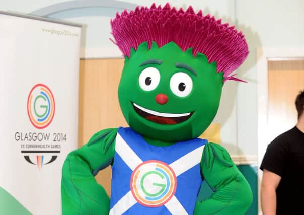 The floral sculptures are based on Clyde, the mascot of Glasgow Commonwealth Games 2014. Picture: TSPL