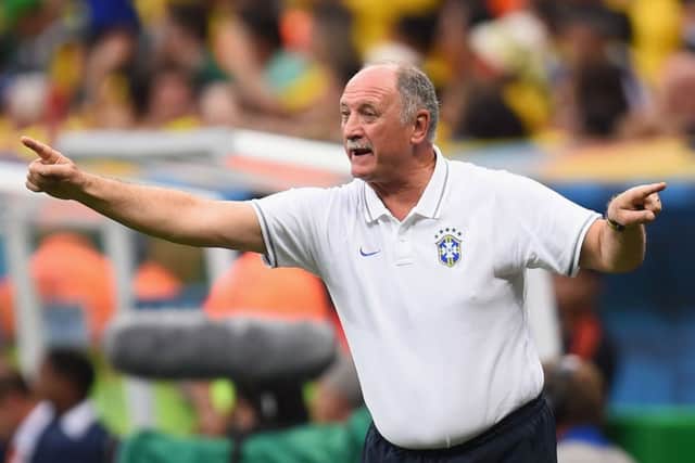 Scolari was popular among the Brazilian fans coming into the 2014 tournament. Picture: Getty
