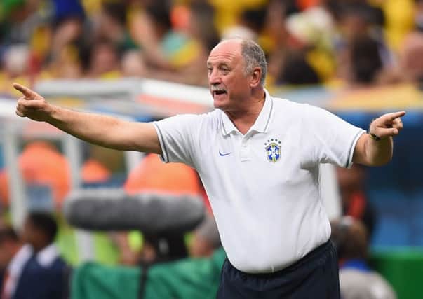 Scolari was popular among the Brazilian fans coming into the 2014 tournament. Picture: Getty