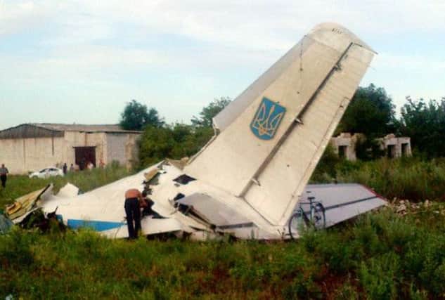 A Ukrainian transport plane was brought down by a rocket. Picture: Getty