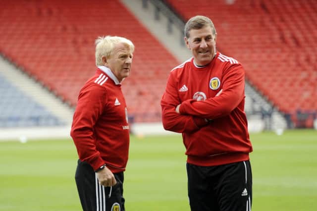 McGhee (right) believes the Germany clash is the sort of game players should relish. Picture: Greg Macvean
