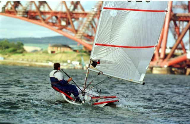 In the shadow of the Forth Bridge, Port Edgar Watersports workls with schools and youth groups. Picture: Sandy Young