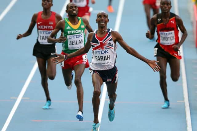 Mo Farah pulled out of the Glasgow Grand Prix after suffering from abdominal pains. Picture: PA