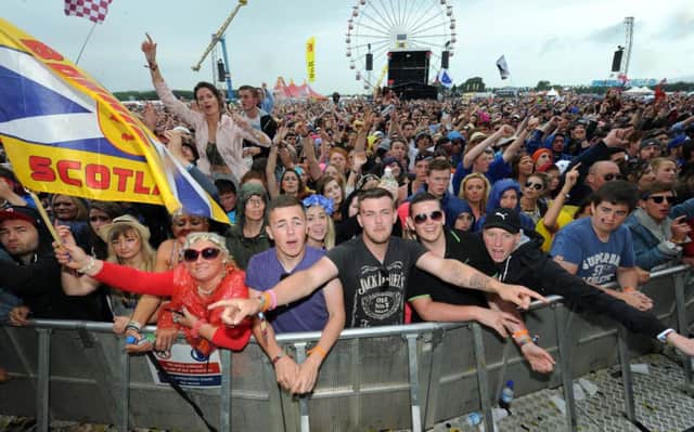 T in the Park, which attracts crowds of around 85,000 each year, is moving to the 1,000acre Strathallan Estate. Picture: Lisa Ferguson