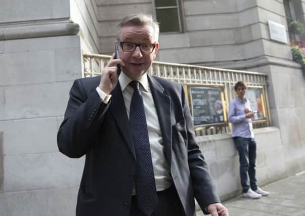 Michael Gove will earn £36,000 less a year. Picture: Getty