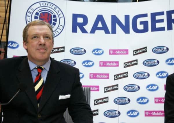 Rangers chairman David Murray is owed an apology according to Ally McCoist. Picture: Reuters