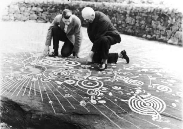 The Cochno Stone bears what is considered to be the finest example of Bronze Age 'cup and ring' carvings in Europe. Picture: Contributed