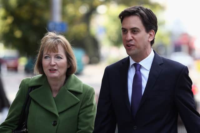 Ed Miliband and Harriet Harman, Deputy Leader of the Labour Party. Picture: Getty