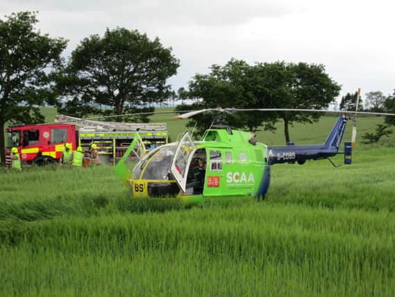 Those working in agriculture are being urged to make a note of local grid references to help guide in the emergency services. Picture: Contributed