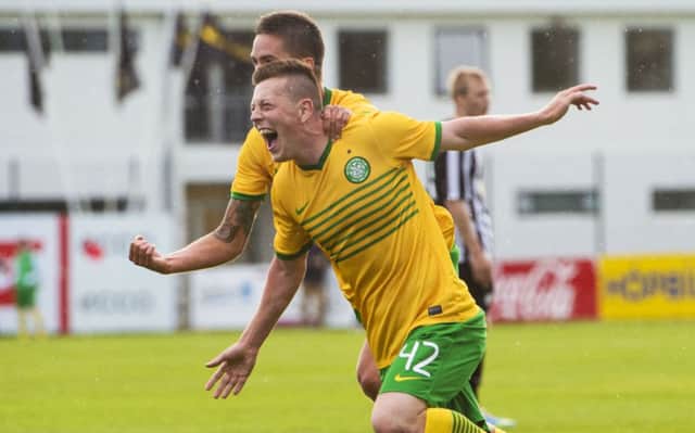 Celtic's Callum McGregor scored the winning-goal against KR Reykjavik. Picture: SNS
