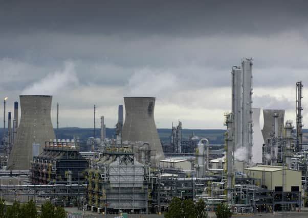 The current Ineos Grangemouth Refinery, Bo'ness Road, Grangemouth. Picture: TSPL