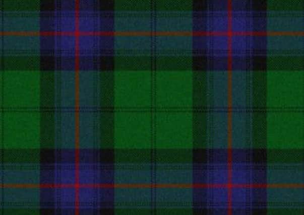 The Armstrong modern tartan. Picture: Contributed