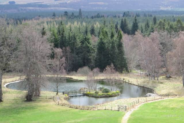 The loch within the castle's grounds. Picture: Contributed