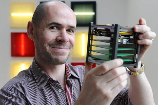 Scottish micro satellite maker Craig Clark once dreamed of life as a rock star  but his ambition gravitated elsewhere. Picture: Hemedia