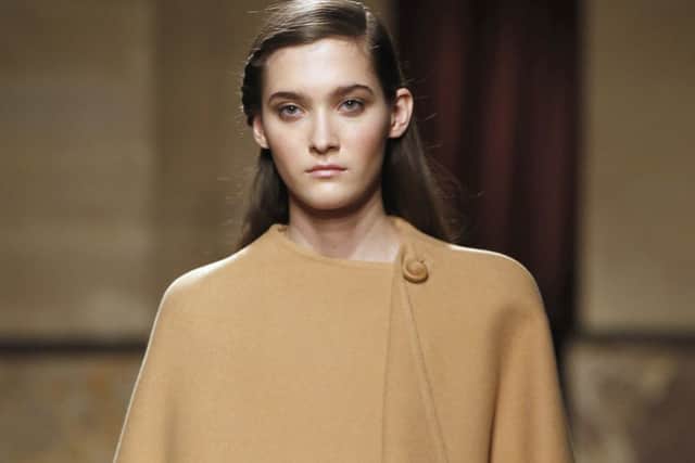 A model presents a creation for Hermes during the 2014/2015 Autumn/Winter ready-to-wear collection fashion show. Picture: Getty