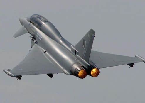Any aircraft which enters the zone without permission could be intercepted by a military aircraft and be met by police on landing. Picture: TSPL