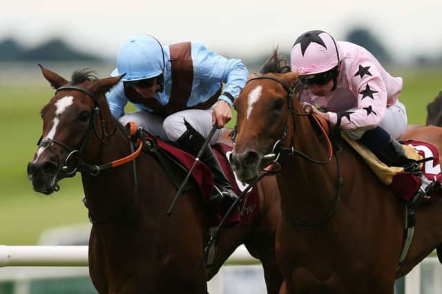 Mango Diva and Ryan Moore, right, get the better of Lahinch Classic. Picture: PA