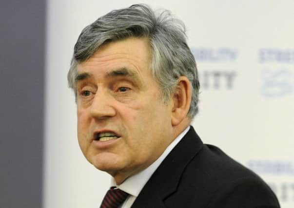 Gordon Brown raised fears for future of organ transplants. Picture: John Devlin