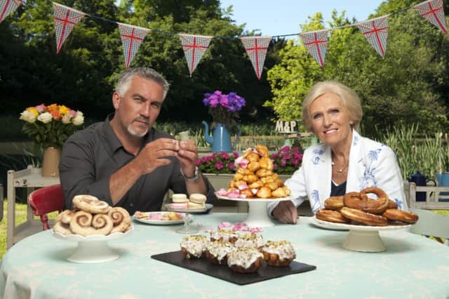 Paul Hollywood and Mary Berry star in the Great British Bake Off. Picture: BBC
