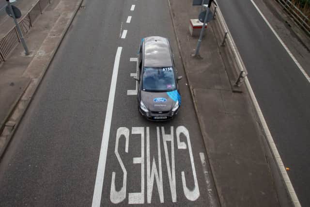 The special Games lanes came into force in the city yesterday. Picture: HEMEDIA