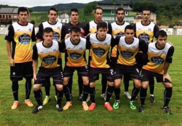 CD Lugo show off their 'beer' kit. Picture: CD Lugo