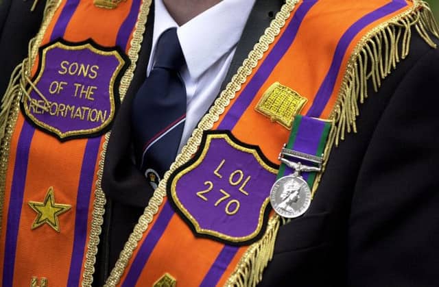 The Orange Order hope to host a 10,000-strong rally in Edinburgh days before the independence referendum. Picture: TSPL