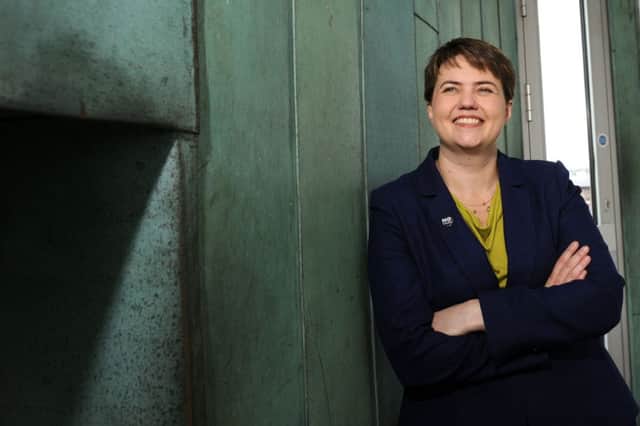 Ruth Davidson: Better Together is an alliance with differing views of a future inside the Union. Picture: John Devlin