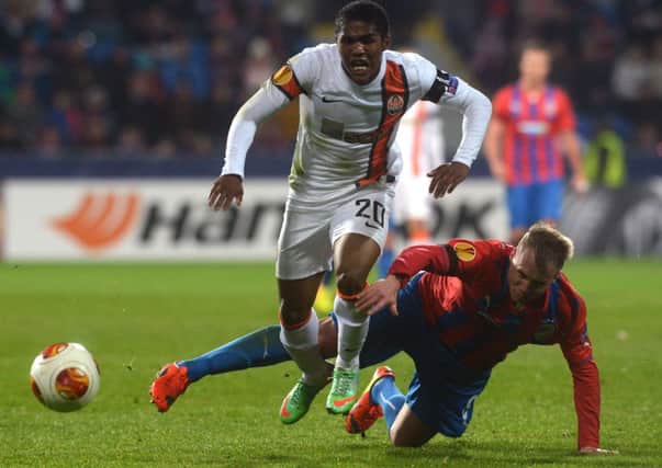 Douglas Costa is one of the players who decided against flying back to Ukraine over concerns over the conflict in the region. Picture: Getty