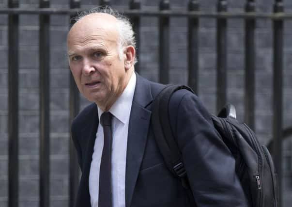 Vince Cable, the UK business secretary, has warned of a possible 'double whammy' on businesses. Picture: Getty
