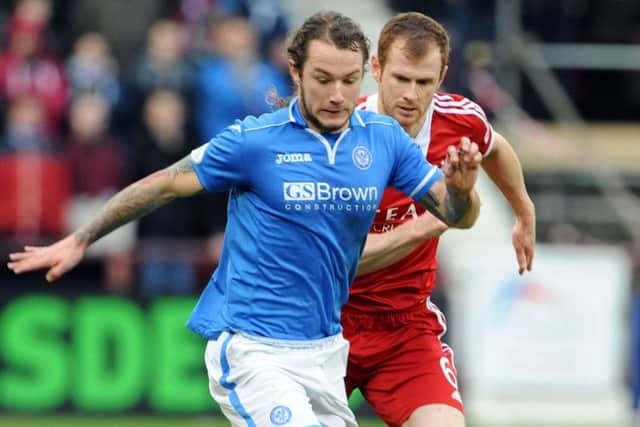The striker missed the first tie against Luzern through injury. Picture: Ian Rutherford