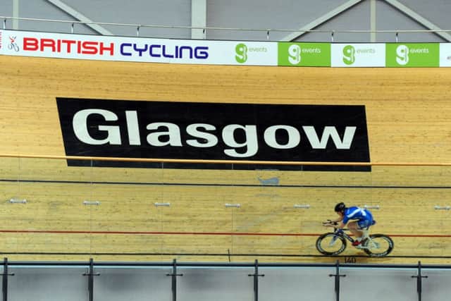 The crash happened when Nic Hamilton collided with an official inside the Sir Chris Hoy Velodrome. Picture: Ian Rutherford