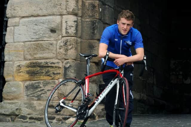 Grant Sheldon learned to cycle at Strathclyde Country Park, the venue for the triathlon. Picture: Lisa Ferguson